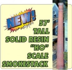 57" Tall Smokestack (HO)