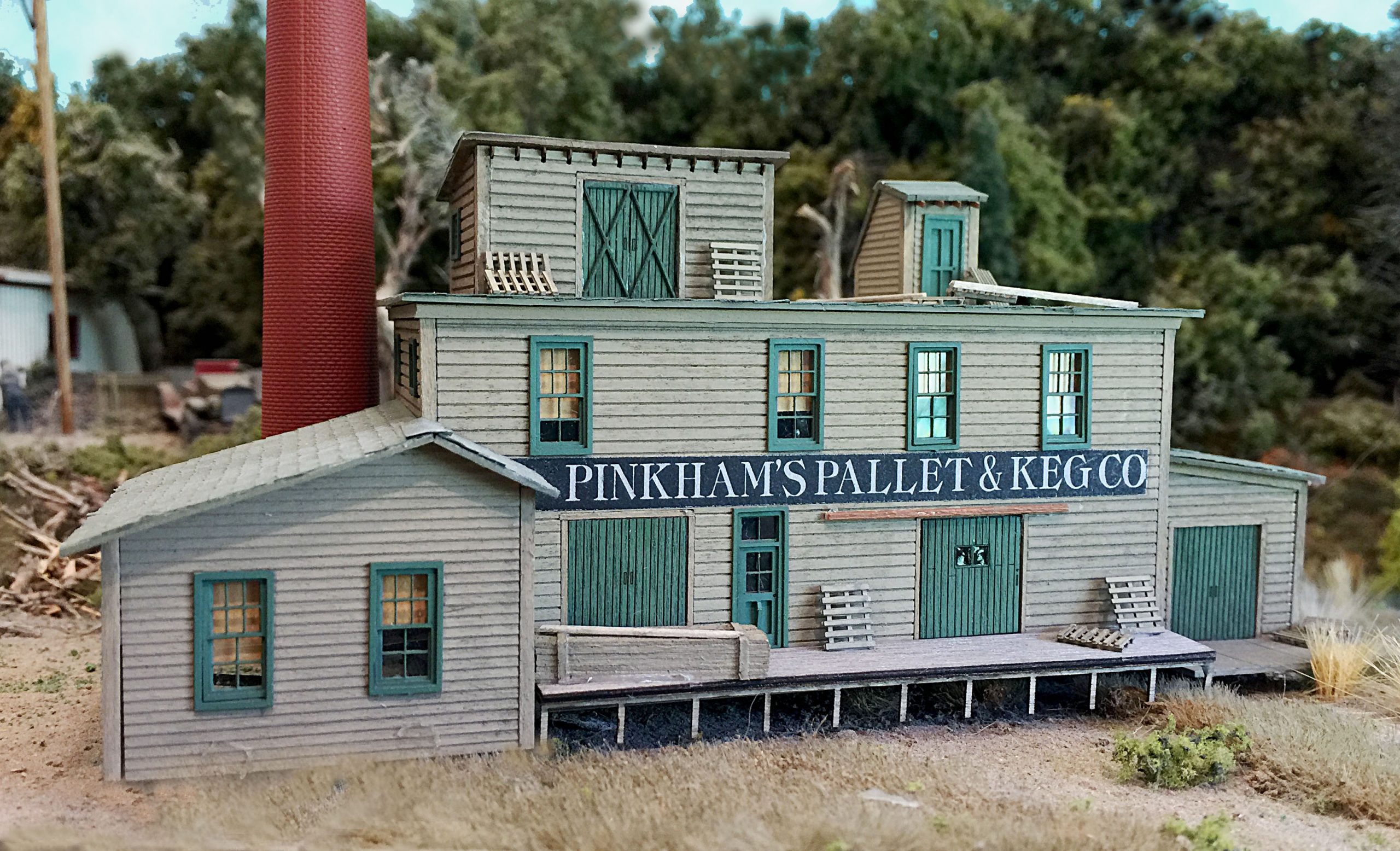 Building Kit Bar Mills #811 Pinkham's Pallets N Scale 1:160th Scale 