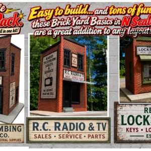 Brick Yard Basic 3 Pack (N Scale)